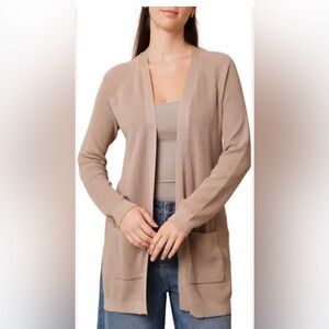 Max Studio Taupe Women's Cardigan